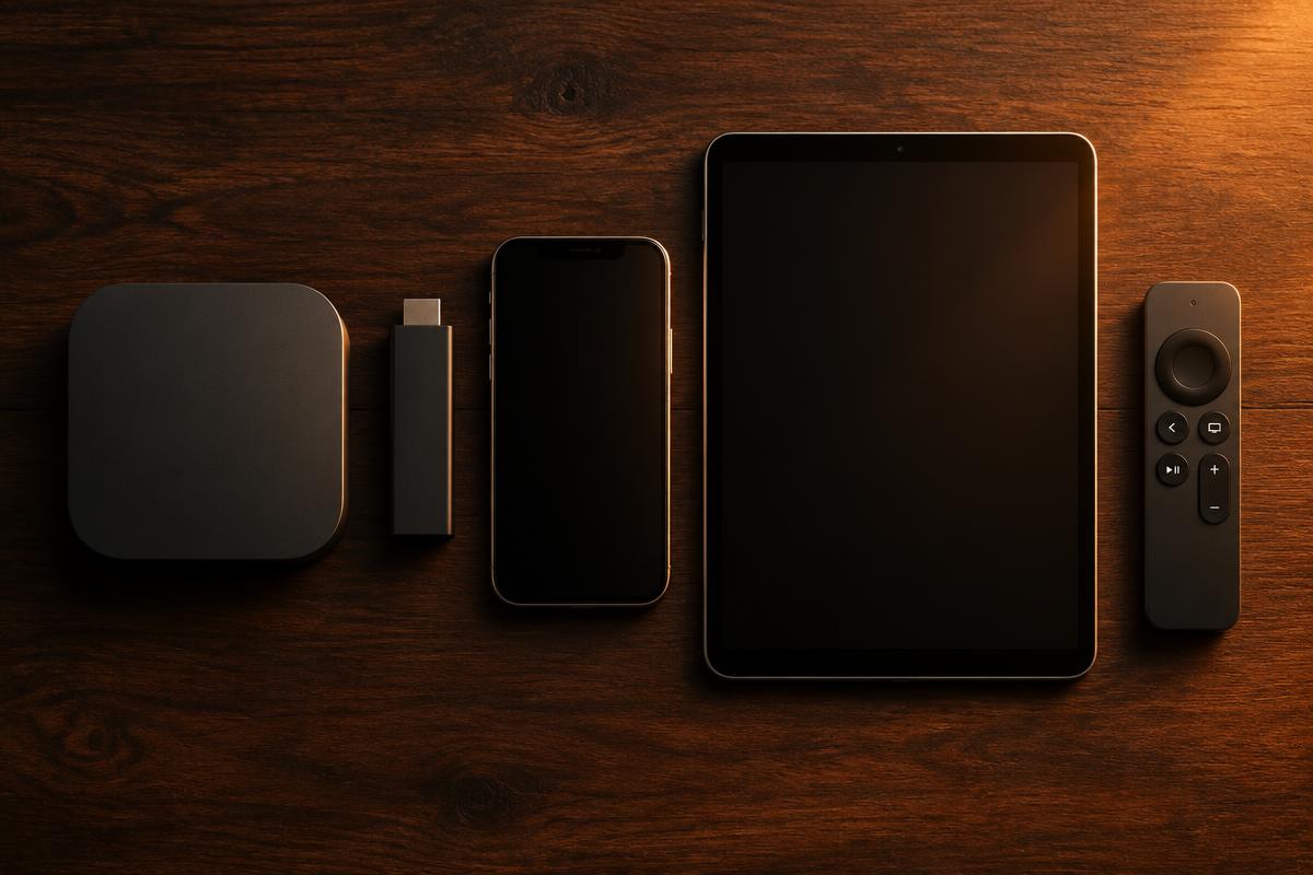 Apple TV, Fire TV Stick, mobil och surfplatta